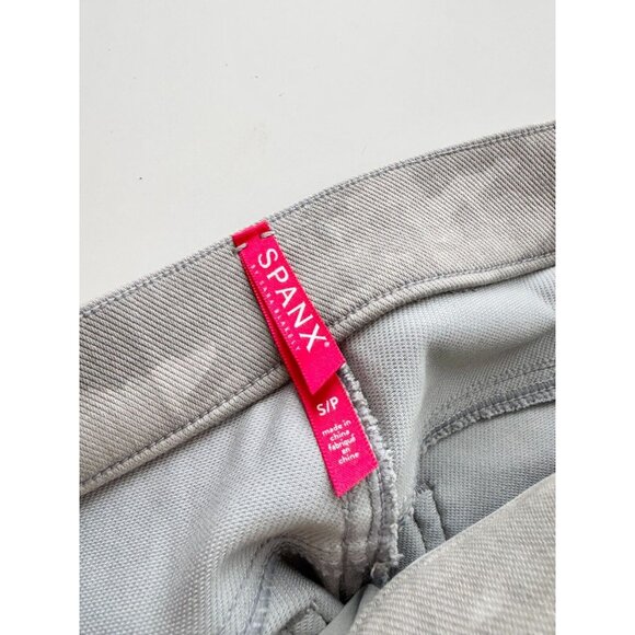 SPANX Jeanish Stone Wash Camo Cropped Skinny Legging Jeans, Size S - Picture 9 of 13